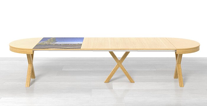 Tavolino trasformabile in tavolo